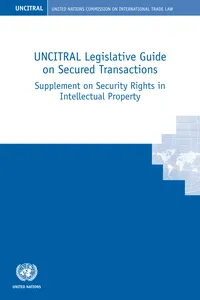 UNCITRAL Legislative Guide on Secured Transactions_cover