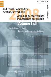 Industrial Commodity Statistics Yearbook 2008/Annuaire de statistiques industrielles par produit 2008_cover