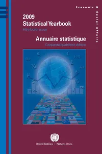 Statistical Yearbook 2009, Fifty-fourth Issue_cover