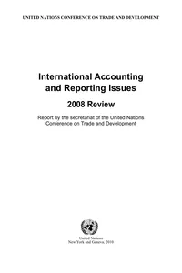 International Accounting and Reporting Issues - 2008 Review_cover