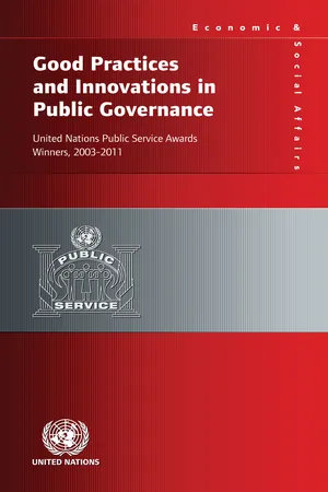 Good Practices and Innovations in Public Governance 2003-2011