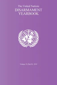 United Nations Disarmament Yearbook 2010_cover