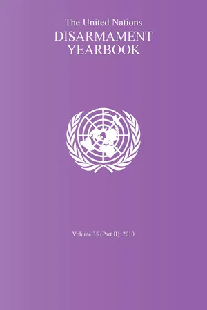 United Nations Disarmament Yearbook 2010