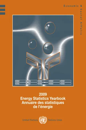 Energy Statistics Yearbook 2009/Annuaire des statistiques de l'énergie 2009