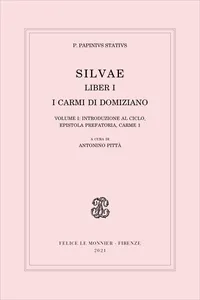 Silvae. Liber I. I carmi di Domiziano_cover