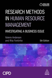 Research Methods in Human Resource Management_cover