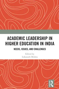 Academic Leadership in Higher Education in India_cover