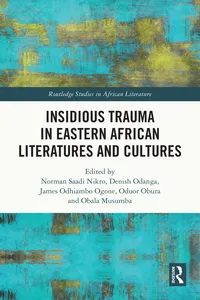 Insidious Trauma in Eastern African Literatures and Cultures_cover