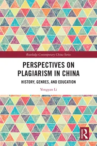 Perspectives on Plagiarism in China_cover