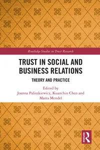 Trust in Social and Business Relations_cover