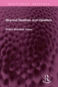 Beyond Realism and Idealism_cover