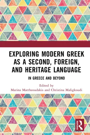 Exploring Modern Greek as a Second, Foreign, and Heritage Language