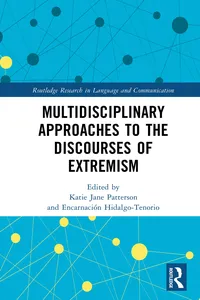 Multidisciplinary Approaches to the Discourses of Extremism_cover