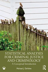 Statistical Analyses for Criminal Justice and Criminology_cover
