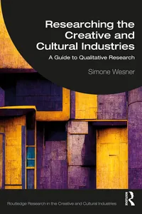 Researching the Creative and Cultural Industries_cover