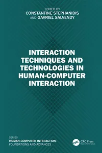 Interaction Techniques and Technologies in Human-Computer Interaction_cover