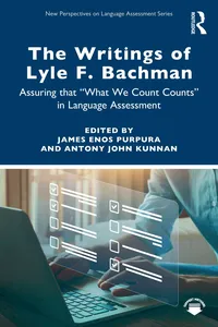 The Writings of Lyle F. Bachman_cover