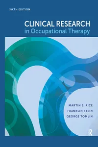 Clinical Research in Occupational Therapy, Sixth Edition_cover