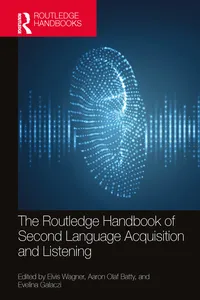 The Routledge Handbook of Second Language Acquisition and Listening_cover