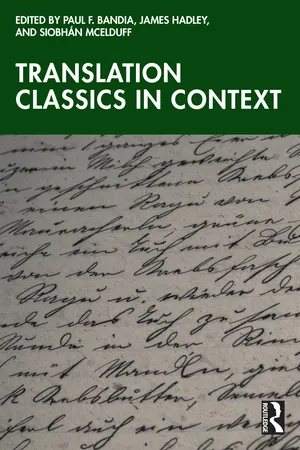 Translation Classics in Context