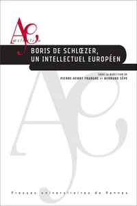 Boris de Schlœzer, un intellectuel européen_cover