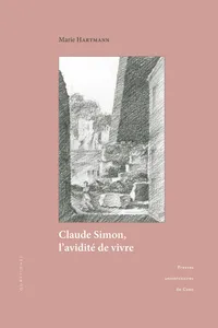 Claude Simon, l'avidité de vivre_cover