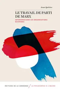 Le travail de parti de Marx_cover