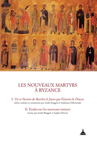 Les nouveaux martyrs à Byzance_cover