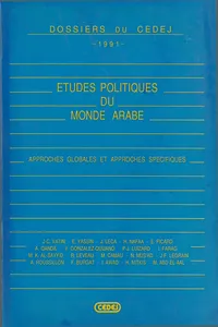 Études politiques du monde arabe_cover