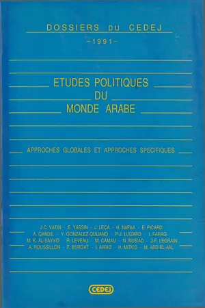 Études politiques du monde arabe