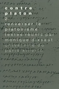 Contre Platon, vol. 2_cover