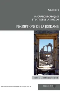 Inscriptions de la Jordanie_cover