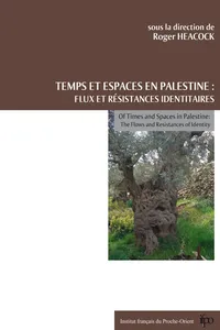 Temps et espaces en Palestine_cover