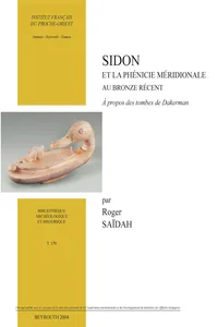 Sidon et la Phénicie méridionale au Bronze récent_cover