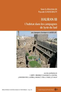 Hauran III. L'habitat dans les campagnes de Syrie du Sud aux époques classique et médiévale_cover