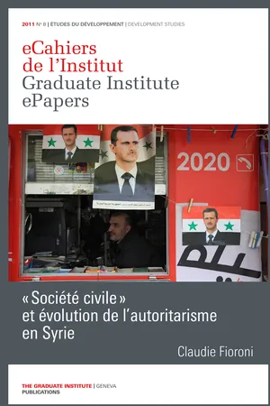 « Société civile » et évolution de l'autoritarisme en Syrie