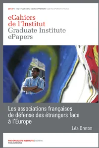 Les associations françaises de défense des étrangers face à l'Europe_cover