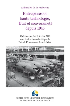 Entreprises de haute technologie, État et souveraineté depuis 1945