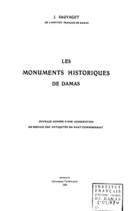 Les monuments historiques de Damas_cover