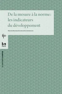 De la mesure à la norme : les indicateurs du développement_cover