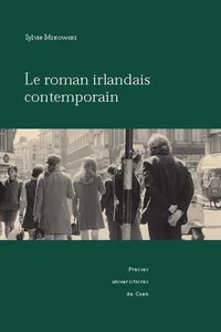 Le roman irlandais contemporain_cover
