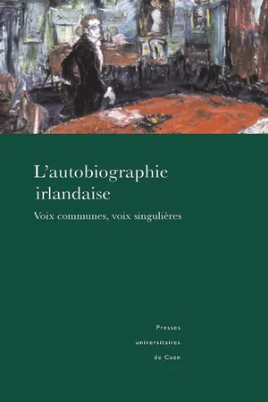 L'autobiographie irlandaise