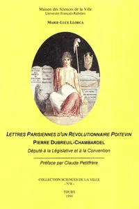 Lettres parisiennes d'un révolutionnaire poitevin_cover