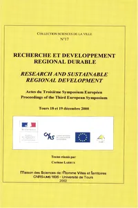 Recherche et développement régional durable_cover