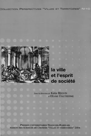 La ville et l'esprit de société