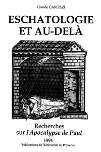 Eschatologie et au-delà_cover