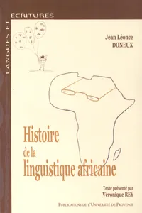 Histoire de la linguistique africaine_cover