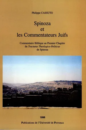 Spinoza et les Commentateurs Juifs