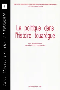 Le politique dans l'histoire touarègue_cover