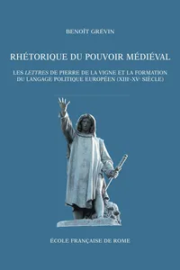 Rhétorique du pouvoir médiéval_cover